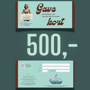 Hovedbilde Gavekort til verdi kr. 500,-